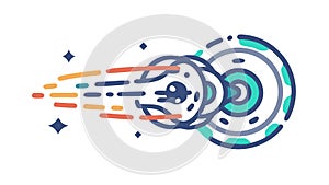 Futuristic Energy Core, Advanced Power Source and Sci-Fi Tech, vector design Generative AI