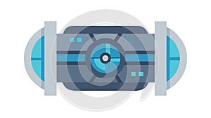 Futuristic Engine, Propulsion System, Energy Core, vector design Generative AI