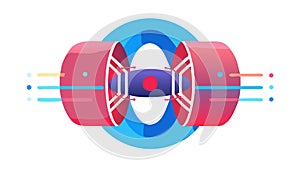 Futuristic Eye Tech Logo Vector, vector design Generative AI