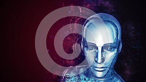 Futuristic Female Android