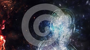 Futuristic Female Android