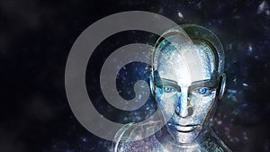 Futuristic Female Android