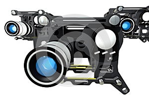 The futuristic film camera