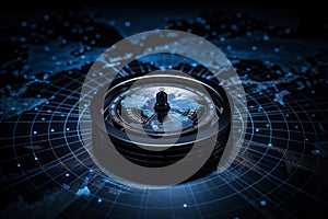 Futuristic Financial Navigation