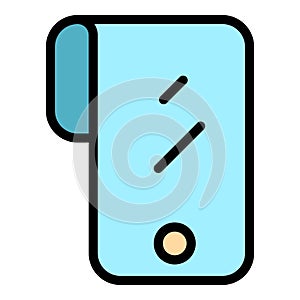 Futuristic flex screen icon color outline vector