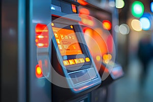 Nighttime Ticket Machine