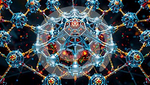 Futuristic Geometric Sci-Fi Network