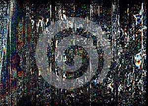 futuristic glitch color noise pixel grain artifact