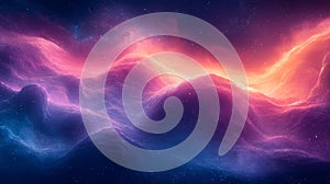 Futuristic Gradient Blending Turquoise and Violet for Tech Design