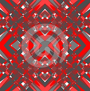 Futuristic grunge tile with rhomboid patterns