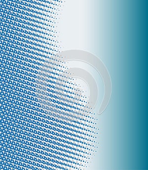 Futuristic halftone background