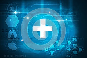 Futuristic healthcare interface