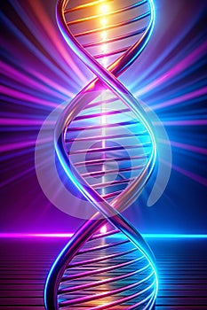 Helix neon background