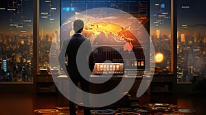 Programming or working on a laptop, detail of tech jobs