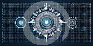 Futuristic High-Tech Interface Design