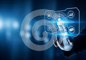 Futuristic holographic interface technology user interaction digital display innovation future