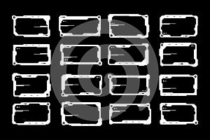 Futuristic HUD Interface Elements Collection