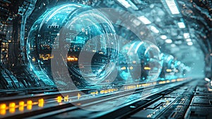 Future technological sense tunnel