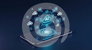 AI Cloud Integration with Smartphone Interface