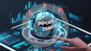 Futuristic Import Tariffs Insights with Interactive Data Charts