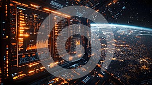 Futuristic Infographics Engaging in Creative Data Visualization and Analysis