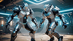 Guardian Protocol Initiated: A Chrome Sentinel and the Iron Watchmen photo