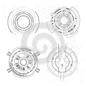 Futuristic interface elements