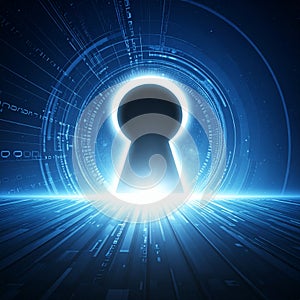 Futuristic Keyhole to Data Security