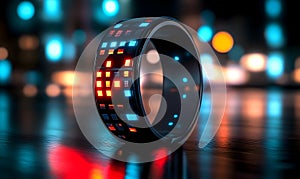 Futuristic LED Smart Ring