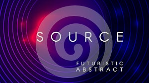 Futuristic light particles abstract background design