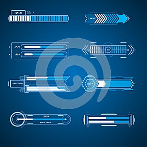 Futuristic loading elements