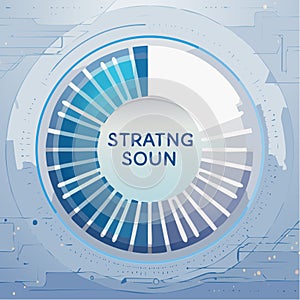 Futuristic Loading Screen Interface