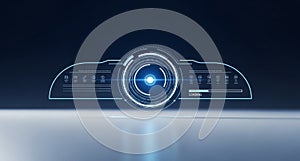 Futuristic Loading Screen Interface