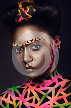 Futuristic make up