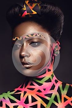 Futuristic make up