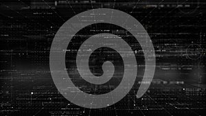 Futuristic Matrix Cyber Environment