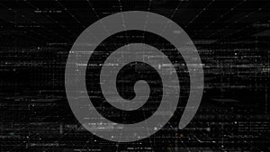 Futuristic Matrix Cyber Environment