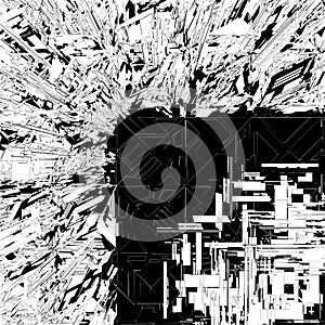 Futuristic Megalopolis City Basis View Vector