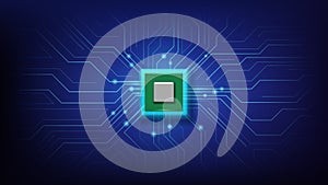 Futuristic micro chip or processor for memory