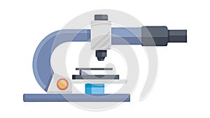 Futuristic Microscope Design, Modern Lab Tool, vector design Generative AI