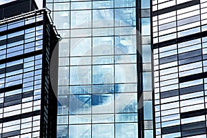 Futuristic modern architecture in Stockholm, Sweden