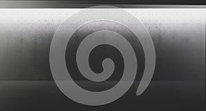 Futuristic and Modern dark interior with empty walls and concret floor. Concept of interior design and architecture. 3d