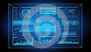 Fut Page Neon Data Visualization Dashboard