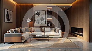 Futuristic Neon Interface in Space