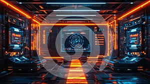 Future Technology Sense Control Room