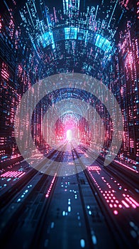 Future technological sense tunnel