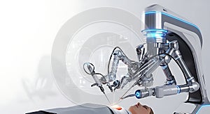 Futuristic Network Processing Data Analysis with Digital and Technology Icons.