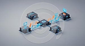 Futuristic Networked Computing System with Central Processor