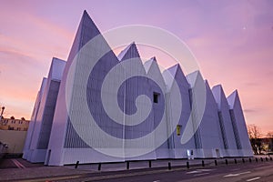 Futuristic office building in Szczecin Philharmonic