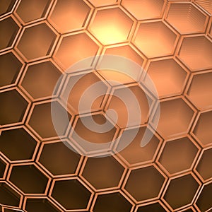 Futuristic polygonal background